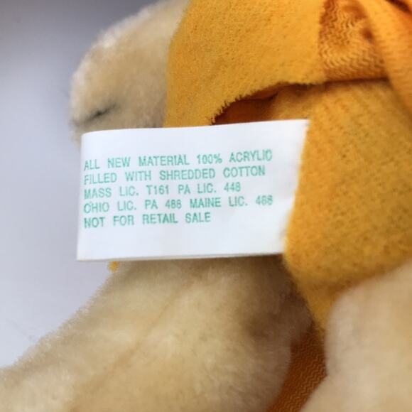 Vintage Nanco Fred Flintstone Plush Ornament 7'' 1980 Hanna-Barbera Collectible - Picture 8 of 8